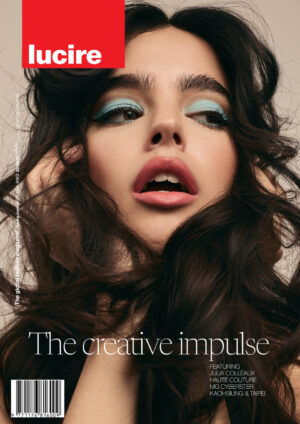 Lucire issue 52 cover, photographed by Frankie Marin and modelled by Maia Bosch.